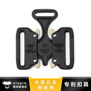 Hebilla de Metal para cinturón de seguridad, gancho de aleación de doble liberación, 27mm/38mm/45mm, ajustable, para deportes al aire libre, DIY - Product Image 5