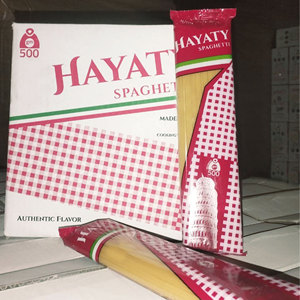 สปาเก็ตตี้ขายดีที่สุดในแอฟริกา 500 กรัม ยี่ห้อ Hayaty คุณภาพสูง - Product Image 1