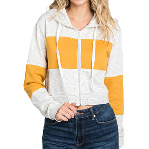 Ropa de calle con logotipo personalizado para mujer, sudadera, pulóver, sudaderas con capucha para gimnasio, Sudadera corta para mujer, conjunto de Sudadera con capucha informal para mujer - Product Image 4