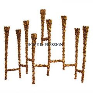 <b>Set</b> of 3 Customized Shape and Size Metal Silver Candle Holders Premium Quality Handmade Hotels and Cafe Lightening Candle Holder - Product Image 3