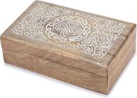 Boîtes à cadeaux STROGE CONTRENERS, croissant islamique, mosquée, boîte Sadaquah, Ramadan, Eid Mubarak, boîte à argent en bois rectangulaire écologique