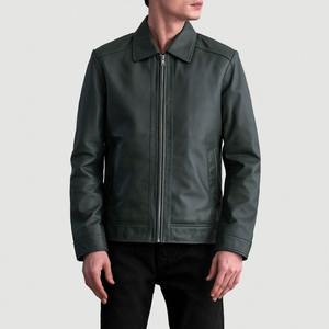 Veste en cuir pour homme sur mesure OEM fabriquée au Pakistan, logo sur le devant, respirante, veste de moto d'hiver - Product Image 3