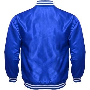 Chaqueta universitaria azul real para hombre, chaqueta bomber con letras azules, chaqueta clásica de béisbol, ropa deportiva exterior para hombre - Product Image 2