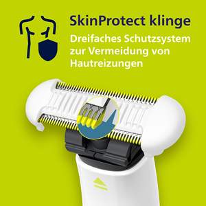 Afeitadora Corporal Eléctrica con Protección Extra para la Piel, Recortadora Íntima para Hombres y Mujeres con Doble Cuchilla Triple SkinProtect - Product Image 4