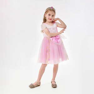 Soldes de liquidation en stock : <span class=keywords><strong>Robe</strong></span> de princesse rose Aurora pour enfants, pour fête d'anniversaire, costume, distributeurs - Product Image 6