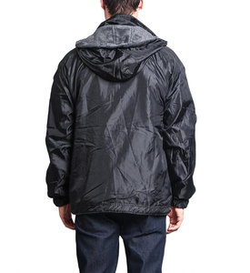 Chaqueta de Lluvia de Nailon para Hombre, Diseño 2026, con Capucha, Cuello Alto y Cierre de Cremallera, Transpirable, en Oferta - Product Image 5
