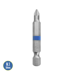 Cacciavite Pozidriv Lungo N. 1 (2 Pezzi) Acciaio al Cromo Vanadio S2. - Product Image 2