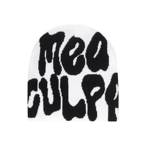 Bonnets à revers classiques et chauds pour l'hiver bonnet en tricot brodé sur mesure bonnets en coton biologique respectueux de l'environnement bonnets durables vente en gros - Product Image 1