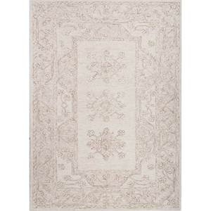 พรมขนสัตว์ทำมือสีน้ำตาลอิมาร่า สไตล์โบโฮ ลายเหรียญรูปสี่เหลี่ยมผืนผ้า สำหรับทางเดินในบ้าน ทางเข้าบ้าน ห้องนอน ห้องนั่งเล่น-TLR-70 - Product Image 1