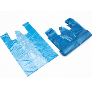 Bolsas de Compras de Plástico Reciclables con Impresión Personalizada, Bolsas de Supermercado de PE con Asa Larga, Modelo SPB, Marca H&D - Product Image 2