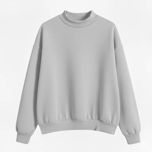 Pull à col montant décontracté pour femmes, streetwear surdimensionné, manches longues, pull en maille confortable, coupe ample, printemps, automne, hiver, quotidien - Product Image 1