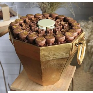 Venta caliente mesa de comedor para el hogar dulces de Chocolate cuencos para servir cuenco de Metal de calidad creativa para eventos de boda y uso de fiesta - Product Image 5