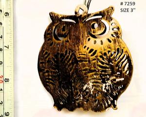 Kalavastu Fer Forme Ronde 5 Pouces Arbre De Noël Ornement Suspendu Accessoires Décoratifs Festifs pour Décorations De Vacances - Product Image 3