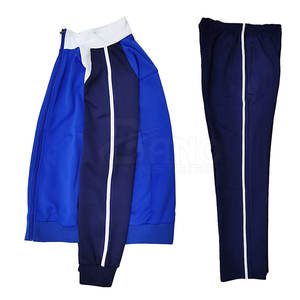 Private Label Custom Logo Jogger Set Hombres Chándal Slim Fit Cremallera Dos piezas Chándal de los hombres - Product Image 3