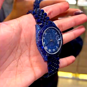 Haute Qualité Glacé DEF Lab Grown Diamant Bracelet En Acier Inoxydable Nouvelle Montre Mécanique Automatique De Luxe Analogique De Style Hip Hop - Product Image 5