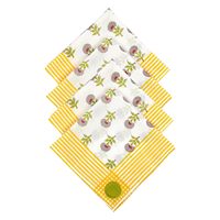 Serbet Katun Linen Cetak Tangan Gaya Boho India Modern, Warna Ukuran Dapat Disesuaikan, Dapat Dicuci, Logo Kustom, Pernikahan