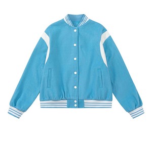 Veste letterman en laine polaire personnalisée de haute qualité pour hommes, style décontracté le plus populaire au Pakistan pour la saison d'automne - Product Image 2