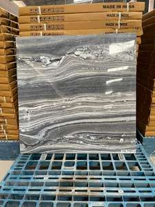 Carreaux en porcelaine gris bleuâtre de 9mm 600x1200mm Carreaux d'intérieur brillants pour sol et mur dans la chambre à coucher, cuisine, salon - Product Image 6