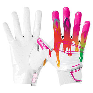 Gants de football Super Grip Gants de réception pour jeunes adultes avec contrôle antidérapant de la performance de la paume Oem Branding Fournisseur en vrac - Product Image 6