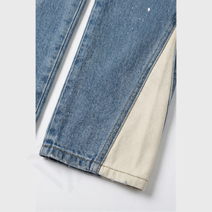 Pantalones Vaqueros Anchos de Mezclilla Deslavada para Hombre, Estilo Vintage, Cintura Alta, Holgados, Transpirables, Ropa Urbana, Venta al Por Mayor Personalizada - Product Image 6