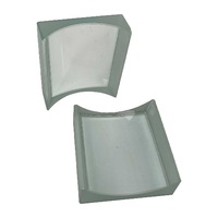Lentilles cylindriques négatives plano-concaves en verre, personnalisables OEM, taille 50x50mm, pour lumière collimatée divergente