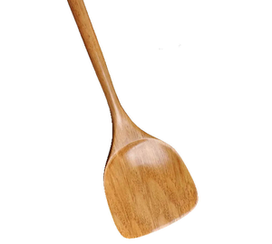 Metier Top Leading Spatule de cuisine en bois conçue Spatule essentielle de cuisine avec longue poignée lisse Batterie de cuisine par glowin fashion - Product Image 5