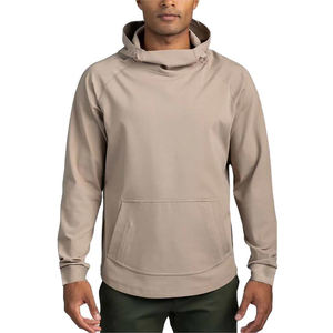 Ventes en gros d'usine, meilleur fabricant, sweats à capuche thermiques d'hiver pour hommes, sweats à capuche en molleton 100% coton, coupe-vent, personnalisables - Product Image 1