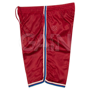 Factory Made Custom Design Your Own Logo Men Casual Mesh Shorts Elastic Waist Mid Comfortable Fashion Wear - Product Image 2