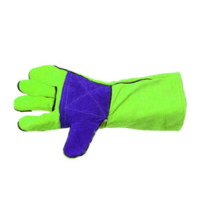 ถุงมือช่างเชื่อมออกแบบโลโก้ระบายอากาศได้ดี - Product Image 6