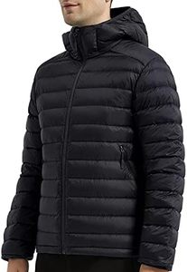 Chaqueta ligera empacable con capucha para hombre, estilo callejero, lona resistente al agua para invierno - Product Image 3