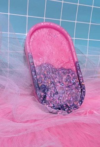 Resin Decorative <b>Tray</b> in Multiple Colors Cosmetic Organizer Home Decor Oval Resin <b>Tray</b> Vanity <b>Tray</b> High Quality - Product Image 2