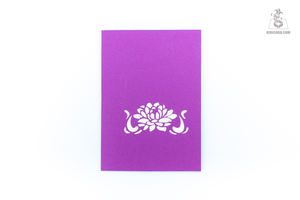 Tarjeta de regalo de boda de árbol de flores 3D Pop vietnamita hecha a mano artesanía de recuerdo de papel de estilo artesanal a precio competitivo - Product Image 6