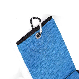 Toalla de golf tipo waffle de fibra duradera, textura suave, fácil manejo, para limpieza de palos de golf, para uso diario. - Product Image 5