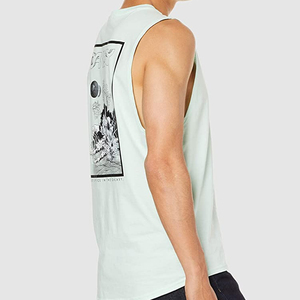 Muscle Workout Tank Tops <b>Men's</b> Sleeveless Travel <b>Vest</b> Fitness Cotton Custom <b>Men</b> <b>Gym</b> Casual Summer <b>Men</b> Tank Top - Product Image 4