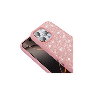 Funda de Silicona Blanca de Lujo con Brillantina, Diamantes de Imitación, Antihuellas, Protectora para iPhone 16 Pro Rectangular Ins 7 Plus - Product Image 6