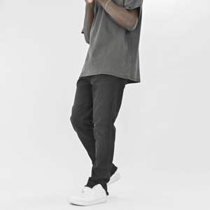 Jeans en denim pour hommes, pantalons droits décontractés et ajustés personnalisés, jeans stretch pour garçons, jeans skinny à fermeture éclair et braguette pour hommes - Product Image 3