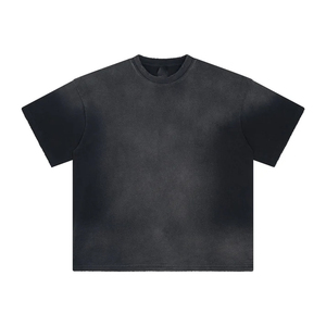 100% coton lourd 5.3 onces pré-rétrécis t-shirts imprimé classique cravate teinture adulte unisexe ajusté t-shirt unisexe Texture t-shirt - Product Image 1