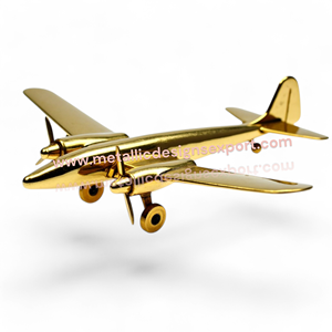 Vintage Bronze Metal Helicopter Model Metal Sculpture <b>Decorative</b> Ornament for Home, <b>Office</b>, or Gifts - Product Image 5