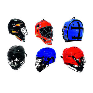 Protège-tête Bulls à double visière avec boîte, modèle plastique 1950 - Product Image 5