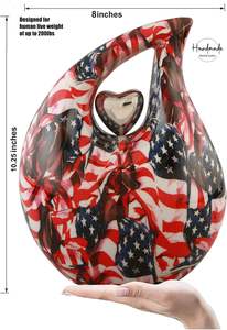 Urne en forme de larme en métal massif Style américain unique Capacité de 210 pouces cubes pour les cendres humaines Urne funéraire commémorative - Product Image 5