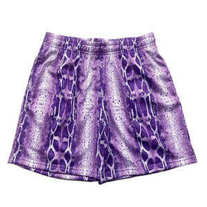 Pantalones cortos de doble capa personalizados de Hip Hop, pantalones cortos de malla bordados con apliques de puntada de alta calidad, pantalones cortos de baloncesto Just Don para hombre - Product Image 6