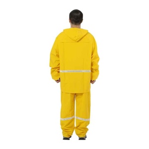Traje de lluvia con capucha personalizado de alta calidad, traje de lluvia reflectante transpirable impermeable, impermeables para adultos, traje de lluvia 2025 - Product Image 2