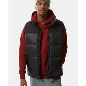 도매 가격 저렴한 품질 겨울 패딩 코튼 조끼 남성용 패딩 질레 조끼 민소매 재킷 남성용