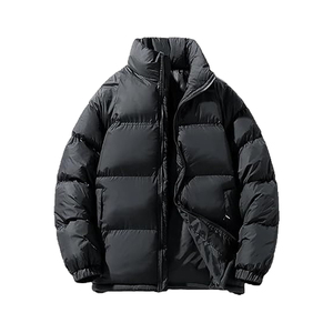 Service OEM personnalisé hommes col montant hiver imperméable respirant veste à bulles matelassé extérieur personnalisé doudoune pour hommes - Product Image 5