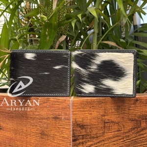 Personalized Wholesale Cowhide Bifold Slim Credit <b>Card</b> <b>Holder</b> RFID Blocking <b>Wallet</b> Genuine Leather Luxury Short <b>Wallets</b> for Men - Product Image 1