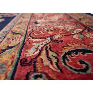 Alfombra de Lana Anudada a Mano Aalam Azul Pae-5576 con Patrón Floral Rectangular de 9x12 para Sala de Estar, Ideal para Adolescentes - Product Image 3