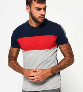 Diseño único logotipo personalizado 100% algodón mejor calidad hombres camisetas cómodas casuales camisetas hombres manga corta Camisetas cuello redondo - Product Image 2