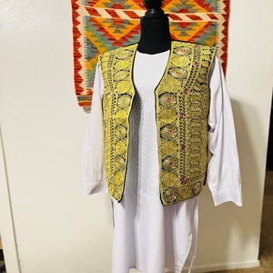 Chaleco Dorado de Alta Calidad para Hombre con Mangas Cortas, la Mejor Calidad, Ropa Salwar Kameez 2025 para la Temporada de Primavera - Product Image 6
