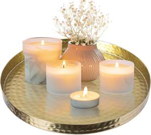 Plateau de service en métal fabriqué à la main de haute qualité avec un design unique pour cadeau et usage domestique pour l'exportation mondiale - Product Image 6