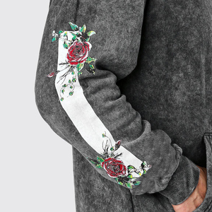 400 GSM vente en gros personnalisé lavage à l'acide sweats à capuche hommes vêtements de rue surdimensionné lavé à l'acide sweat à capuche pour l'hiver - Product Image 2